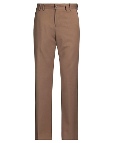 PT Torino Casual trouser Brown 95% Virgin Wool, 5% Elastane