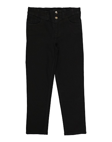 LIU •JO Denim pants Black 78% Cotton, 19% Polyester, 3% Elastane