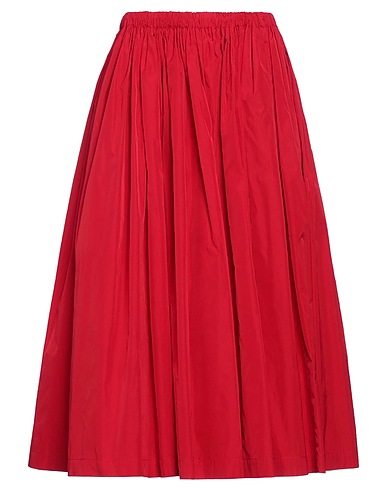 REDValentino Gonna midi Rosso 100% Poliestere