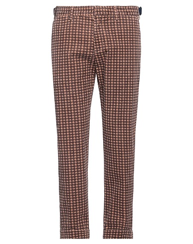 AT.P.CO Casual pants Dark brown 98% Cotton, 2% Elastane
