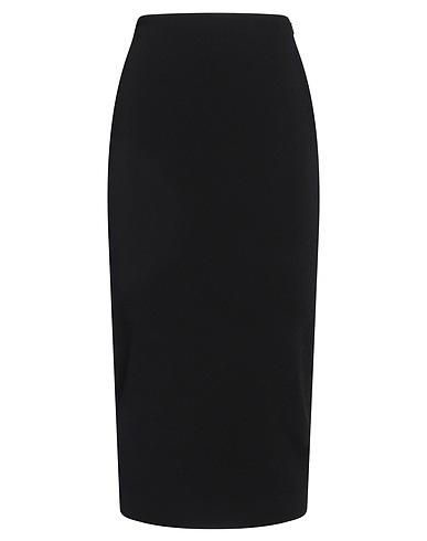 VALENTINO GARAVANI Midi skirt Black 61% Viscose, 22% Polyamide, 13% Polyester, 4% Elastane