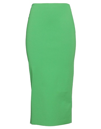 VALENTINO GARAVANI Midi skirt Green 61% Viscose, 22% Polyamide, 13% Polyester, 4% Elastane