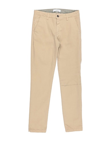JECKERSON Casual trouser Beige 98% Cotton, 2% Elastane