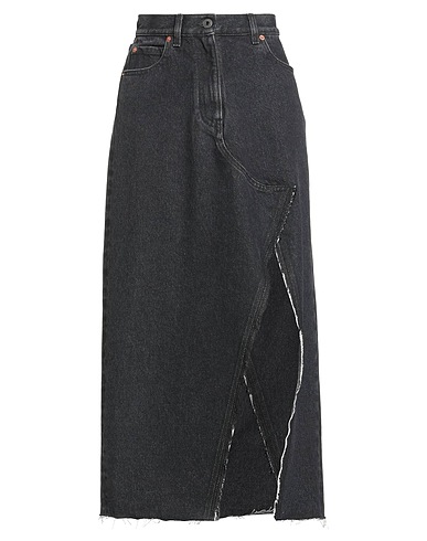 VALENTINO GARAVANI Denim skirt Black 100% Cotton