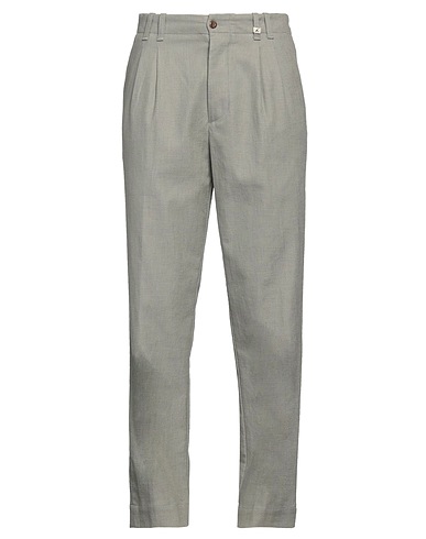 MYTHS Casual trouser Khaki 48% Cotton, 25% Linen, 24% Viscose, 3% Elastane