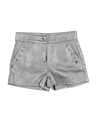 MICROBE by MISS GRANT Shorts et Bermudas Argent 100% Polyester
