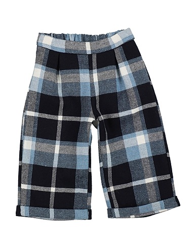 U+É Casual trouser Azure 50% Acrylic, 25% Polyester, 20% Wool, 5% Other Fibres