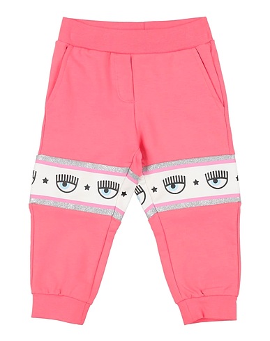 CHIARA FERRAGNI Casual trouser Coral 95% Cotton, 5% Elastane