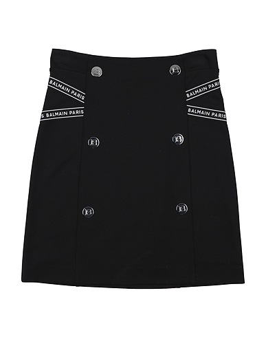 BALMAIN Skirt Black 68% Viscose, 28% Polyamide, 4% Elastane, Polyester