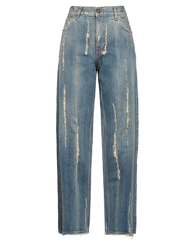 HAIKURE Denim trousers Blue 100% Cotton