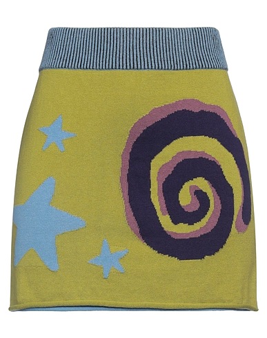 BRAIN DEAD Minigonna Verde militare 100% Cotone