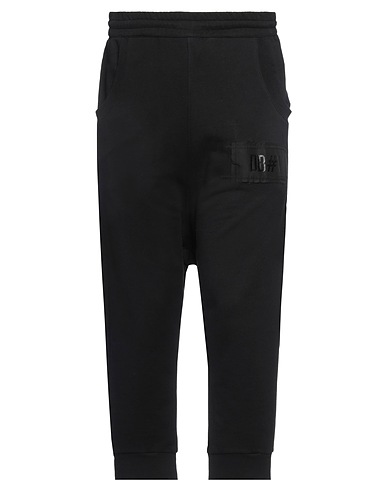 BIKKEMBERGS Casual trouser Black 100% Cotton, Elastane