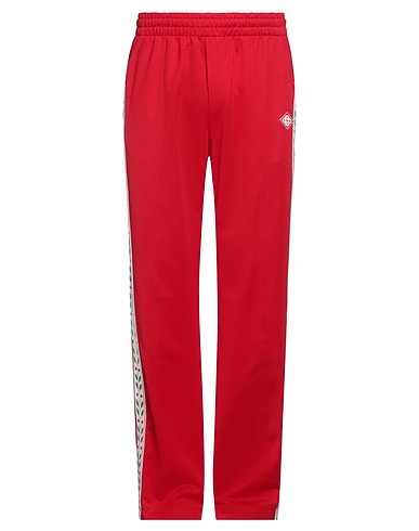 CASABLANCA Casual pants Red 53% Polyester, 47% Cotton