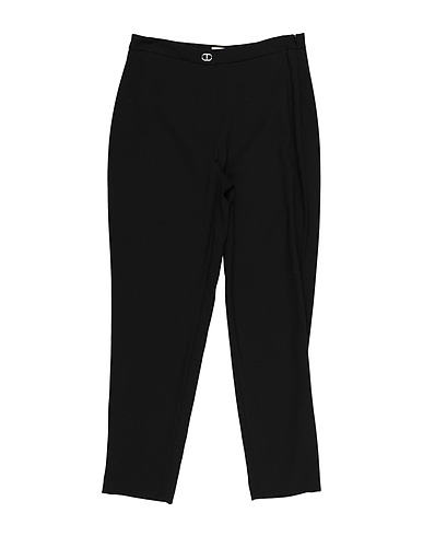 TWINSET Casual pants Black 66% Polyester, 30% Viscose, 4% Elastane