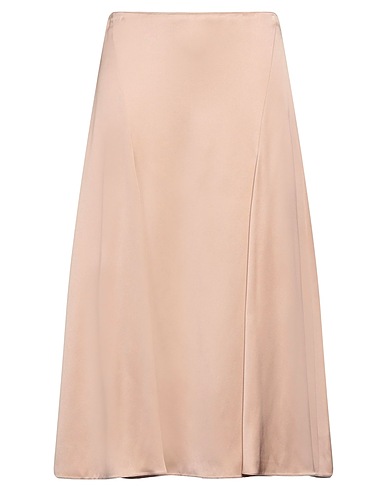 FENDI Midi skirt Beige 100% Silk