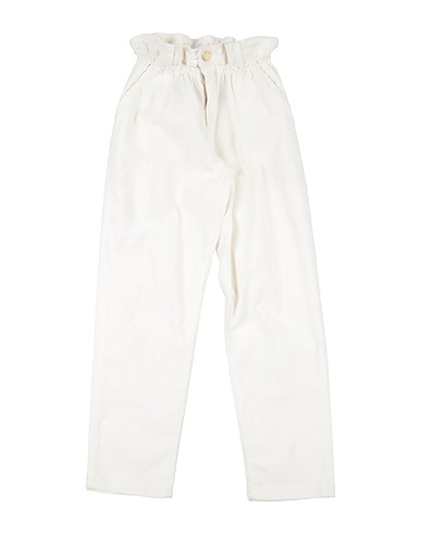 L:Ú L:Ú by MISS GRANT Casual trouser Cream 97% Cotton, 3% Elastane