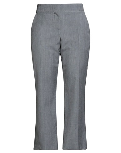 MCQUEEN Casual pants Grey 75% Wool, 25% Mohair wool