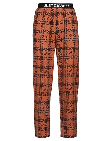 JUST CAVALLI Casual pants Brown 100% Cotton