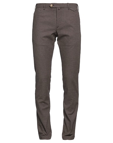 AT.P.CO Casual pants Dark brown 98% Cotton, 2% Elastane
