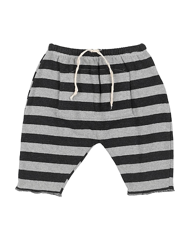 NOT ONLY MONDAY Casual pants ANTRACITE 70% Cotton, 20% Acrylic, 4% Textile fibers, 3% Polyester, 3% Viscose