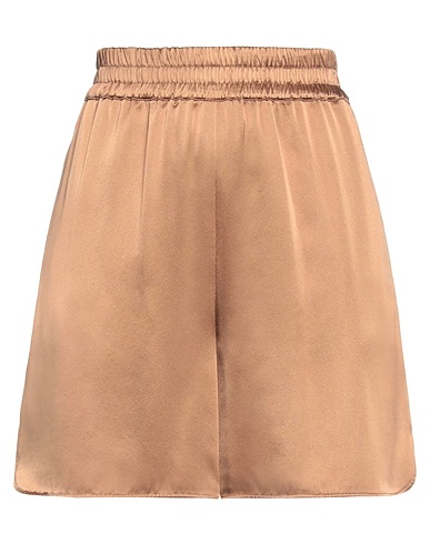 MAX MARA Shorts & Bermuda Light brown 100% Silk