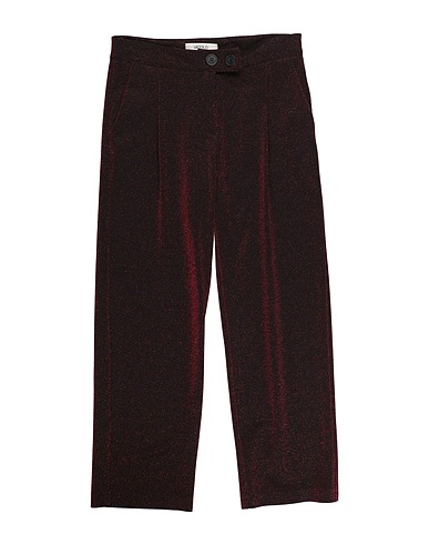 VICOLO Casual trouser GIRL Burgundy 70% Viscose, 21% Polyester, 6% Polyamide, 3% Elastane