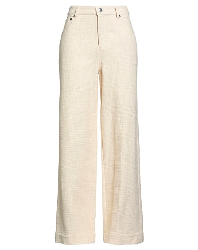 STAUD Casual trouser AVORIO 100% Cotton