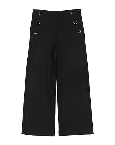MOSCHINO TEEN Pantalone Nero 68% Viscosa, 27% Poliammide, 5% Elastan