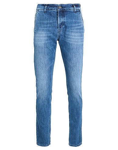 DONDUP Denim pants Blue 98% Cotton, 2% Elastane