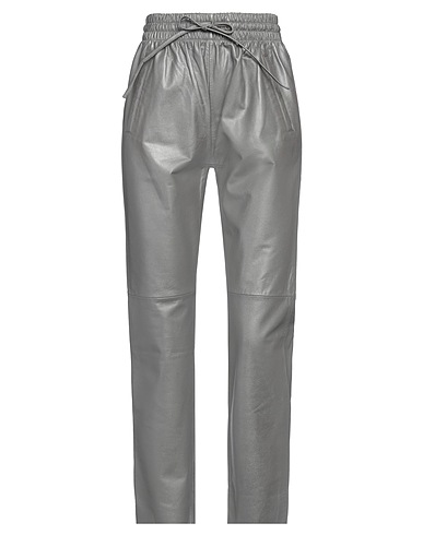 OAKWOOD Casual pants Grey 100% Lambskin