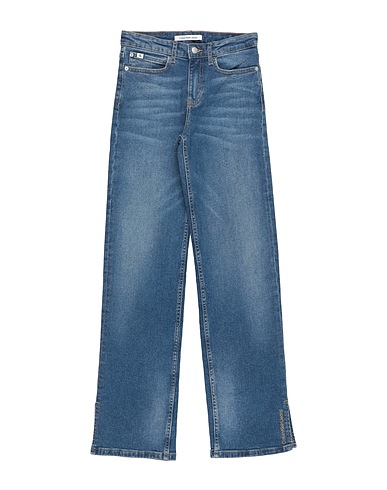 CALVIN KLEIN JEANS Denim trousers Blue 99% Cotton, 1% Elastane