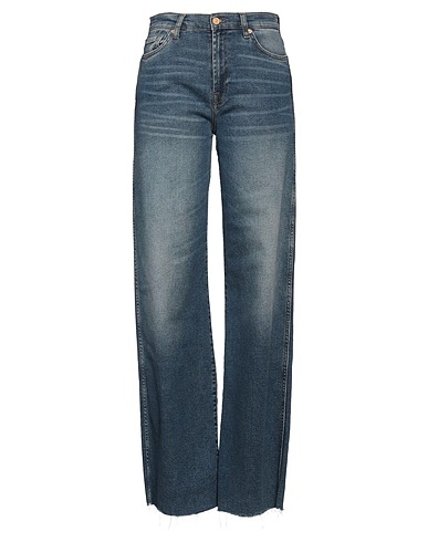 7 FOR ALL MANKIND Denim trousers Blue 79% Cotton, 11% Modal, 9% Elastomultiester, 1% Elastane