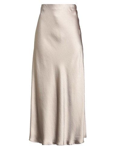 MASSCOB Long skirt Khaki 60% Polyester, 40% Recycled polyester