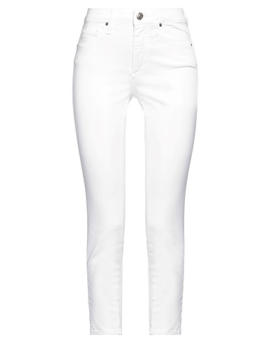 ARMANI EXCHANGE Casual trouser White 98% Cotton, 2% Elastane