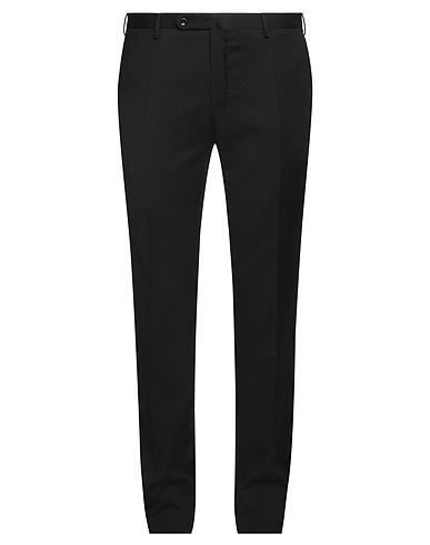 INCOTEX Pantalone Nero 100% Lana Vergine
