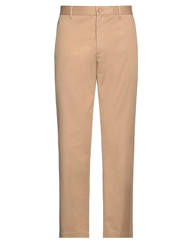 WOOD WOOD Casual pants Camel 96% Cotton, 4% Elastane