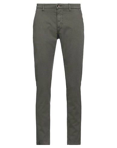 YAN SIMMON Casual pants Military green 51% Modal, 46% Cotton, 3% Elastane
