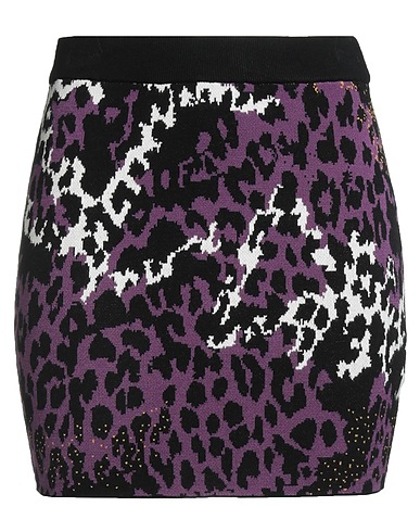 JUST CAVALLI Minirock Violett 72% Viskose, 28% Polyester
