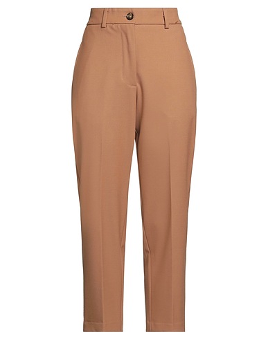 SOLOTRE Casual pants Camel 53% Polyester, 43% Virgin Wool, 4% Elastane