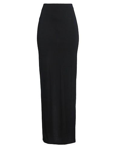 THE FRANKIE SHOP Maxi Skirts Black 95% Viscose, 5% Elastane
