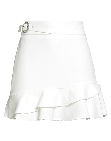LIU •JO Mini skirt White 92% Polyester, 8% Elastane