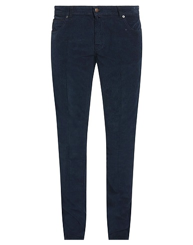 BLU BRIGLIA 1949 Casual trouser Midnight blue 97% Cotton, 3% Elastane