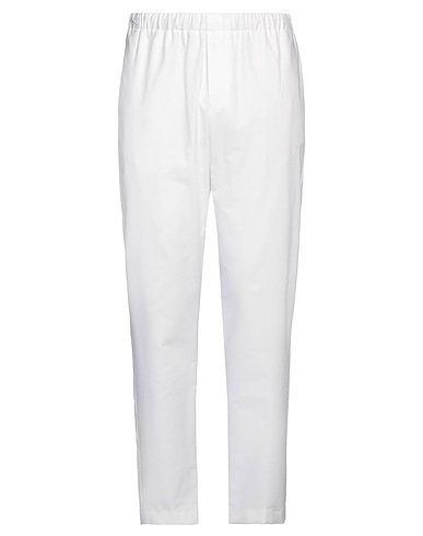CRUNA Casual pants White 100% Cotton