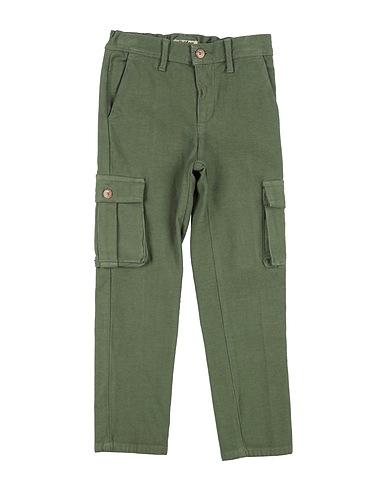 NUPKEET Casual trouser Military green 99% Cotton, 1% Elastane
