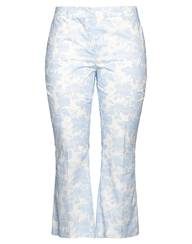 AMINA RUBINACCI Pantalone Celeste 100% Cotone