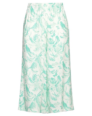 AMINA RUBINACCI Casual trouser Green 92% Silk, 8% Elastane