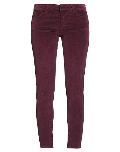 FRACOMINA Casual trouser JEANS Plum 78% Cotton, 20% Modal, 2% Elastane