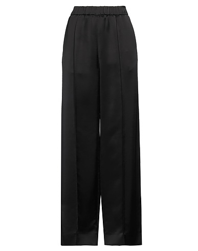 JIL SANDER Casual trouser Black 74% Acetate, 26% Viscose