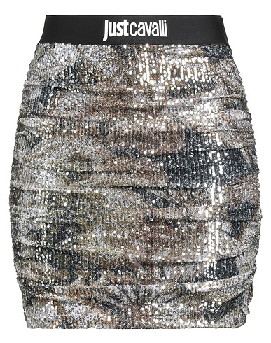 JUST CAVALLI Mini skirt Sand 97% Polyester, 3% Elastane