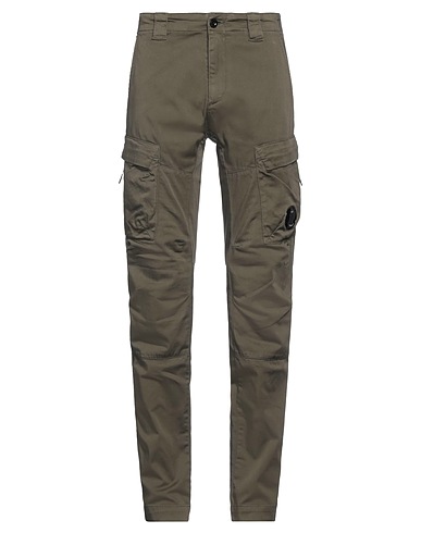 C.P. COMPANY Casual trouser Military green 98% Cotton, 2% Elastane